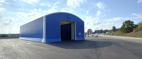 Byggåterbrukets hallbyggnad