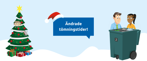 Ändrade tömningstider 2025
