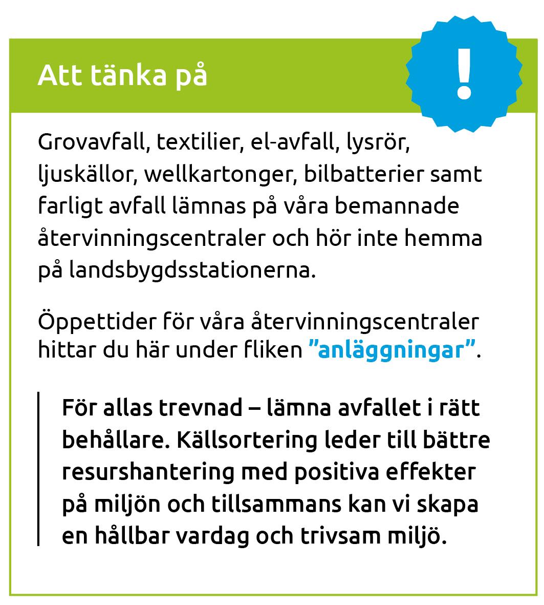 Landsbygdsstationer - att tänka på