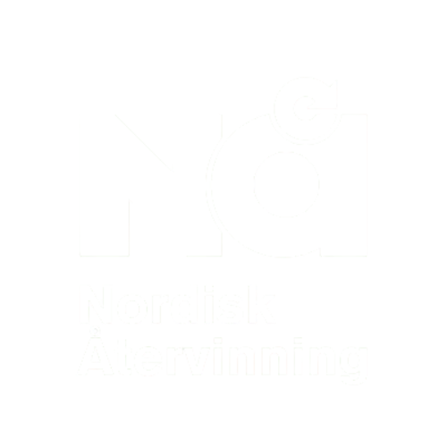 NÅS logga i vitt