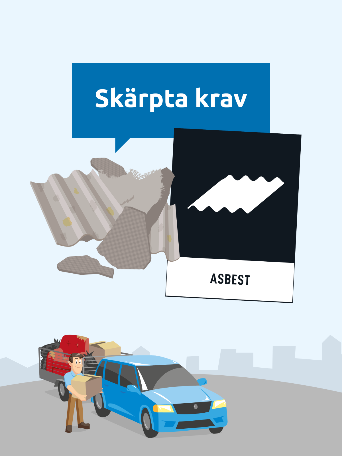 Skärpta krav för asbest