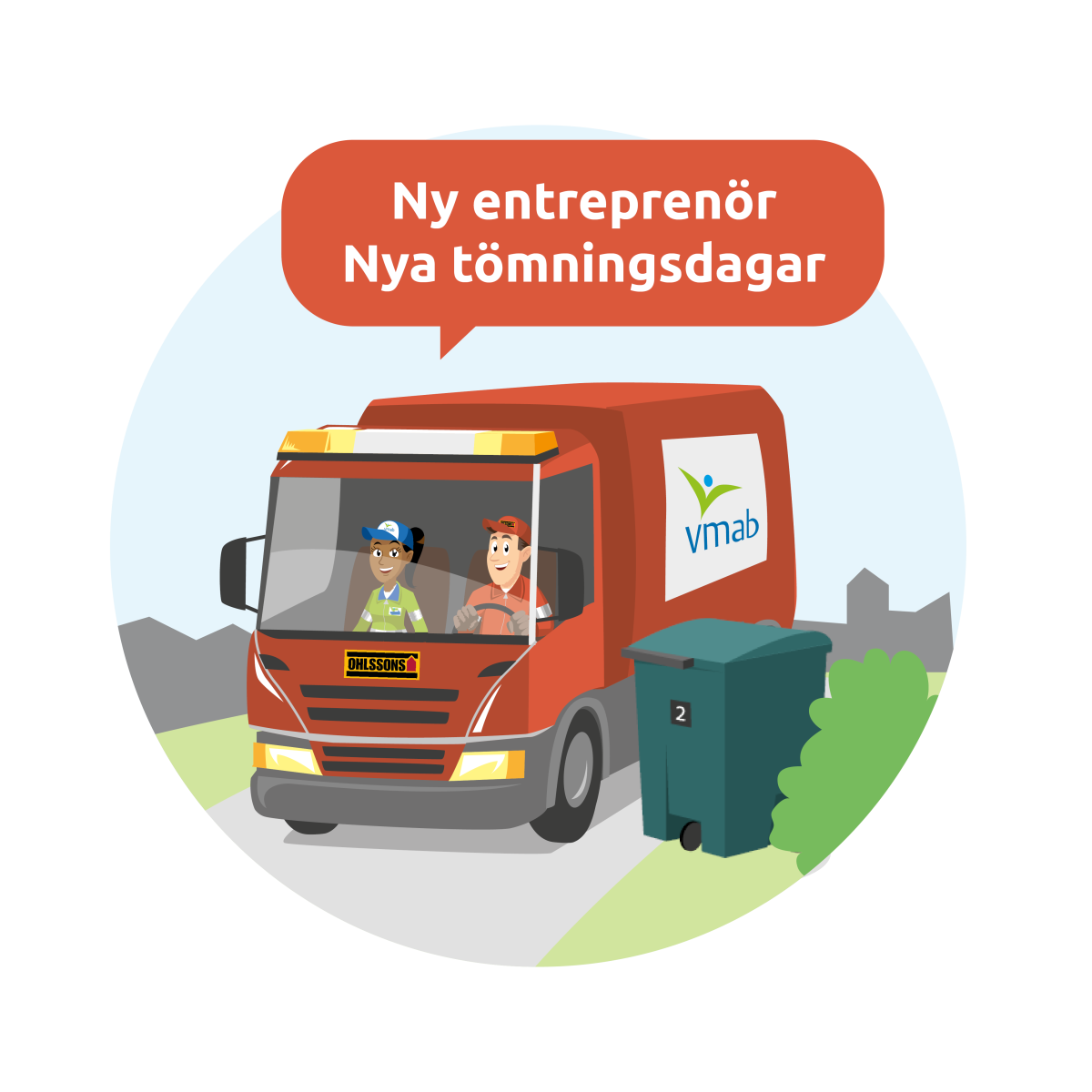 Ny entreprenör, nya tömningsdagar